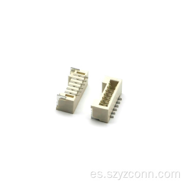 Conector LED SMT vertical de oblea de 1,25 mm 6P